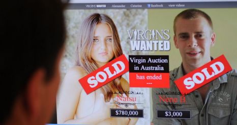 highest auctioned bidder off to virgins