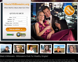 millionaire dating website