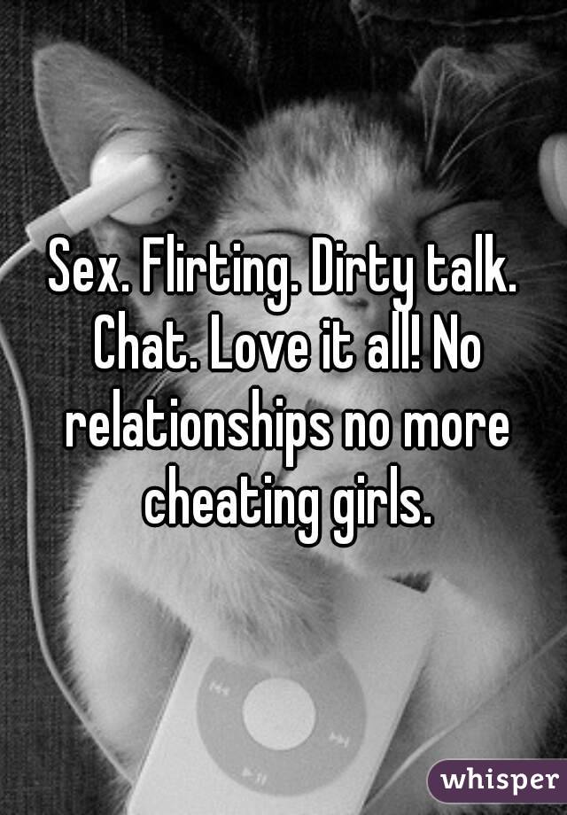 dirty talk cheating