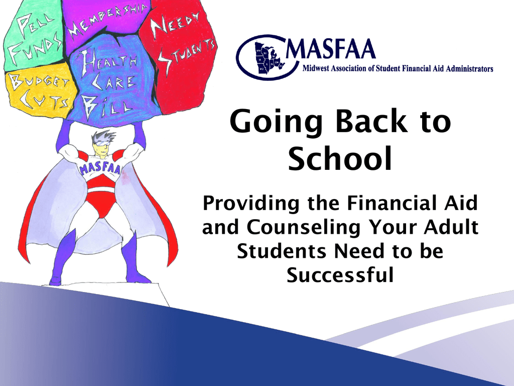 returning adult college financial aid