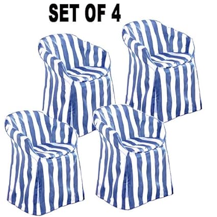 striped patio chair cover