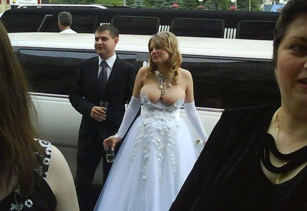 boobs out fall brides